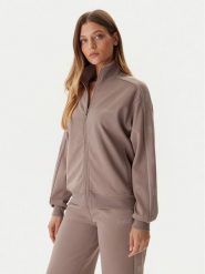 Guess Bluza V5BQ15 KCX22 Beżowy Regular Fit. Brązowe bluzy damskie Guess, s, z aplikacjami, z syntetyku, bez ramiączek, bez kaptura. Za 379.99 zł.