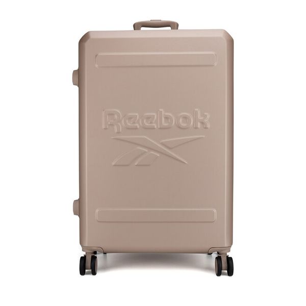 Walizka duża Reebok. Brązowe walizki damskie Reebok, bez wzorów, duże. Za 349.99 zł.