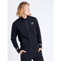 Męski dres ze stójką i zamkiem błyskawicznym College Ash. Czarne komplety dresowe męskie LEONE 1947 APPAREL, l, bez wzorów, z dresówki. Za 189.41 zł.