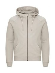 Clique Miami PRO Hoody Full Zip - bluza z kapturem – Stone. Brązowe bluzy damskie CLIQUE, xs, bez wzorów, z bawełny, bez ramiączek, z kapturem. Za 223.09 zł.
