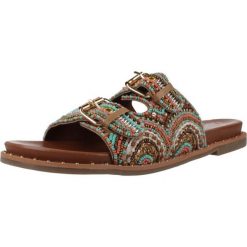 Sandały CARMELA 163200C Wielokolorowy. Sandały damskie Carmela, bez wzorów, ze skóry, bez obcasa, bez zapięcia. Za 318.99 zł.