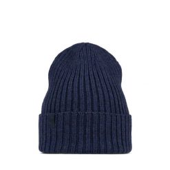 Czapka zimowa z wełny merino Norval. Niebieskie czapki damskie Buff, na zimę, bez wzorów, z wełny, sportowe. Za 219.99 zł.
