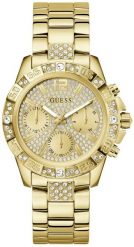Zegarek damski Guess GW0771L2 CYRKONIE złoty. Żółte zegarki damskie Guess, złote. Za 1,465.99 zł.