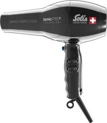 Suszarka Solis Solis Swiss Perfection 360 ionic Pro black Typ 440. Czarne suszarki do włosów Solis. Za 599.00 zł.