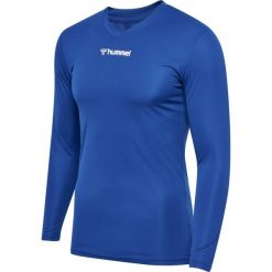 Koszulka z długim rękawem sportowa Hummel BL Essential Tee. Niebieskie koszulki sportowe męskie Hummel, m, bez wzorów, bez ramiączek, do piłki nożnej. Za 84.00 zł.