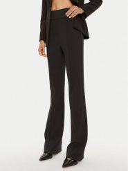 Pinko Spodnie materiałowe Solopaca 102851 A0HC Czarny Regular Fit. Czarne spodnie materiałowe damskie Pinko, bez wzorów, z materiału. Za 919.99 zł.