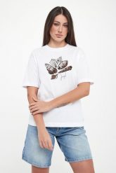 T-shirt damski z nadrukiem muszli Tristane JOOP!. T-shirty damskie JOOP!, m, bez wzorów, bez kołnierzyka, bez ramiączek. Za 399.00 zł.