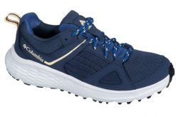 Buty do chodzenia damskie Columbia Novo Trail. Niebieskie obuwie trekkingowe damskie Columbia, z gumy, bez zapięcia. Za 259.99 zł.