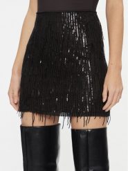 ONLY Spódnica mini 15305742 Czarny Regular Fit. Czarne spódnice damskie ONLY, l, bez wzorów, z syntetyku, mini. Za 119.99 zł.