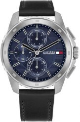Męski Zegarek Tommy Hilfiger Walker 1710619 Klasyka Srebra i Granatu. Zegarki męskie Tommy Hilfiger, bez wzorów. Za 543.99 zł.