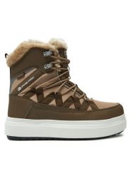 Alpine Pro Śniegowce Ikeda brLBTD537910 Brązowy. Brązowe śniegowce damskie Alpine Pro, z materiału, bez zapięcia. Za 439.99 zł.