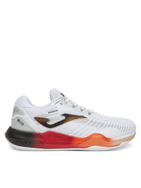 Joma Buty do tenisa Point 2532 TPOIS2532C Biały. Białe buty sportowe męskie Joma, bez wzorów, z materiału, bez zapięcia, tenisowe. Za 299.99 zł.