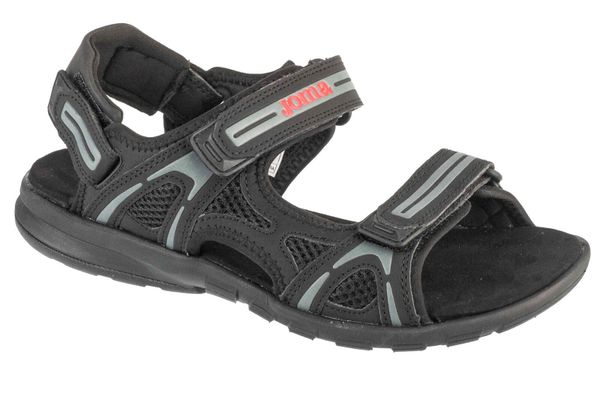 Sandały męskie Joma Zs. Czarne sandały męskie Joma, na lato, bez wzorów, z gumy, klasyczne, bez zapięcia. Za 109.99 zł.