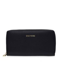 Portfel GINO ROSSI. Czarne portfele damskie Gino Rossi. Za 69.99 zł.