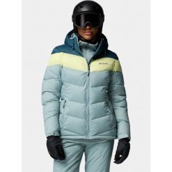 Kurtka Narciarska Damska Columbia Abbott Peak II. Niebieskie kurtki sportowe damskie Columbia, na zimę, bez wzorów, bez ramiączek, bez kaptura, narciarskie. Za 999.00 zł.