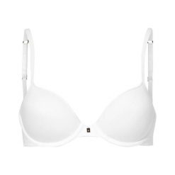 Triumph Biustonosz z fiszbinami Body Make-Up Essentials biały female biały 70A. Białe bielizna sportowa damska Triumph, bez wzorów, z mikrofibry. Za 149.00 zł.