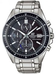 Męski Zegarek Casio Edifice EFS-S510D-1AVUEF Szafirowy Chronograf Solarny. Niebieskie zegarki męskie Casio, bez wzorów. Za 781.99 zł.