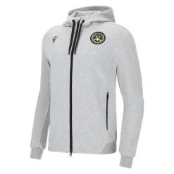 Bluza z kapturem i zamkiem błyskawicznym Udinese 22/2023 Travel. Szare bluzy damskie Macron, xl, bez wzorów, z bawełny, eleganckie, bez ramiączek, z kapturem. Za 298.00 zł.
