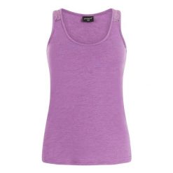Damski tank top Protest Impulses. Fioletowe topy damskie Protest, bez wzorów, bez kołnierzyka, bez ramiączek. Za 222.50 zł.