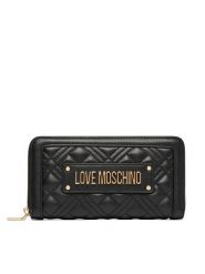 LOVE MOSCHINO Portfel JC5600PP1PLA0000 Czarny. Czarne portfele damskie Love Moschino, ze skóry. Za 439.99 zł.