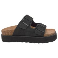 Klapki damskie O'Neill Platform Slider. Klapki damskie O'Neill, na lato, bez wzorów, z jeansu, eleganckie, bez obcasa, bez zapięcia. Za 103.20 zł.