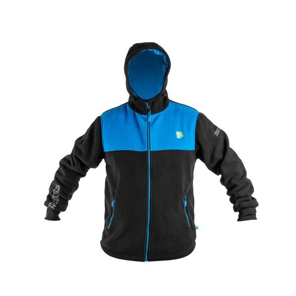 Wodoodporna bluza z kapturem Preston. Czarne bluzy sportowe męskie PRESTON INNOVATIONS, bez wzorów, z polaru, z kapturem. Za 415.00 zł.