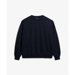 Bluza damska Superdry Essential Logo Gd. Niebieskie bluzy damskie Superdry, bez wzorów, casualowe, bez ramiączek, bez kaptura. Za 288.40 zł.