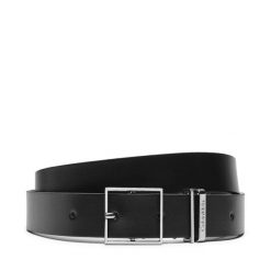 Pasek Calvin Klein. Czarne paski damskie Calvin Klein, bez wzorów. Za 116.99 zł.