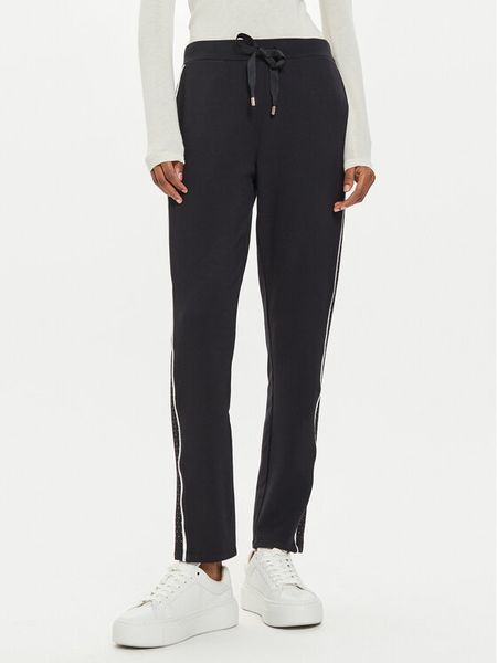 Liu Jo Sport Spodnie dresowe TF4271 FS576 Granatowy Regular Fit. Niebieskie spodnie dresowe damskie Liu Jo Sport, bez wzorów, z dresówki, sportowe. Za 299.99 zł.