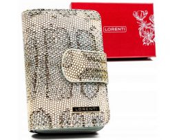 Portfel skórzany Lorenti 76115-SK niebieski. Niebieskie portfele damskie LORENTI. Za 97.99 zł.