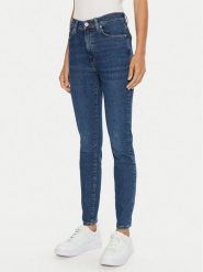 Hugo Jeansy Malu_B 50515814 Niebieski Skinny Fit. Niebieskie jeansy damskie Hugo, bez wzorów, z bawełny. Za 479.99 zł.