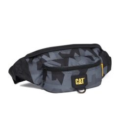 Torba biodrowa Raymond Caterpillar MILLENNIAL CLASSIC Black/Grey Fractal Camo. Czarne torby sportowe męskie CATERPILLAR, bez wzorów. Za 109.00 zł.