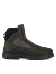Rieker Revolution Lifestyle Trzewiki U1270-54 Zielony. Zielone botki męskie Rieker Revolution Lifestyle, bez wzorów, z nubiku, bez obcasa, bez zapięcia. Za 463.00 zł.