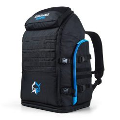 Plecak na trening sportów walki Ground Game Samurai. Czarne plecaki męskie GROUND GAME, bez wzorów, z poliesteru, sportowe. Za 339.99 zł.