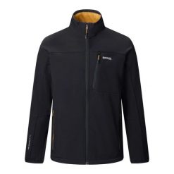 Męska Kurtka Soft Shell Mountdale. Czarne kurtki sportowe męskie Regatta, m, bez wzorów, z elastanu, bez kaptura, trekkingowe. Za 237.99 zł.