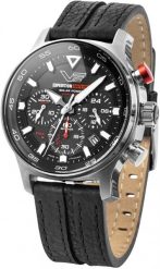 Zegarek męski Vostok Europe VR42-592A761 czarny. Czarne zegarki męskie Vostok Europe, bez wzorów. Za 2,345.00 zł.