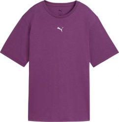 Puma Koszulka damska Puma ESS Relaxed Tee fioletowa 684971 69 L. Fioletowe bluzki damskie Puma, l, bez wzorów, bez kołnierzyka, bez ramiączek. Za 101.40 zł.