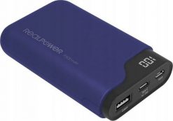 Powerbank Realpower RealPower Powerbank PB-7500C Navy Blue 7.500mAh. Niebieskie powerbanki Realpower. Za 92.75 zł.