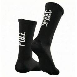 Oddychające skarpety kolarskie „Full Speed” – czarne. Białe skarpetki damskie C-LAB, bez wzorów. Za 117.00 zł.