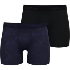 Bokserki męskie Odlo ACTIVE F-DRY GRAPHIC 2 PACK. Czarne bokserki męskie ODLO, bez wzorów. W wyprzedaży za 269.99 zł.