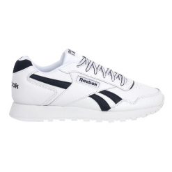 Czarne buty fitness Reebok. Czarne buty sportowe męskie Reebok, bez wzorów, ze skóry, bez zapięcia, na fitness i siłownię. Za 182.00 zł.