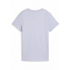 Damska koszulka z logo ESS No. 1 PUMA Cool Weather Blue. Niebieskie bluzki damskie Puma, xs, bez wzorów, sportowe, bez kołnierzyka, bez ramiączek. W wyprzedaży za 64.00 zł.
