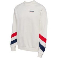 Bluza Hummel hmlOVERSIZED. Białe bluzy damskie Hummel, s, bez wzorów, z materiału, eleganckie, bez ramiączek, bez kaptura. Za 226.85 zł.