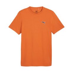 Koszulka sportowa męska Puma Better Essentials Tee. Brązowe koszulki sportowe męskie Puma, m, bez wzorów, z bawełny, bez ramiączek, na jogę i pilates. Za 168.00 zł.