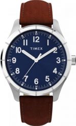 Zegarek męski Timex TW2Y16200 brązowy. Brązowe zegarki męskie Timex, bez wzorów. Za 379.00 zł.
