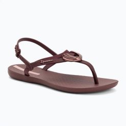 Sandały damskie Ipanema Classic Dreamy. Czerwone sandały damskie Ipanema, bez wzorów, z materiału, bez obcasa, bez zapięcia. Za 139.99 zł.