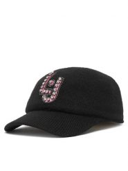 Liu Jo Czapka z daszkiem TF6236 MA28S Czarny. Czarne czapki damskie Liu Jo, bez wzorów. Za 339.99 zł.