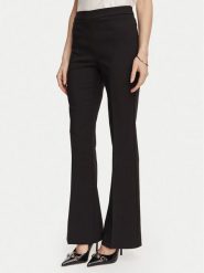 Rinascimento Spodnie materiałowe CFC0130135003 Czarny Flare Fit. Czarne spodnie materiałowe damskie Rinascimento, bez wzorów, z materiału. Za 469.99 zł.