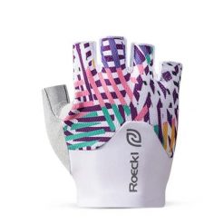 Mitenki damskie Roeckl Deleni 2. Białe rękawiczki damskie ROECKL, bez wzorów. Za 301.00 zł.