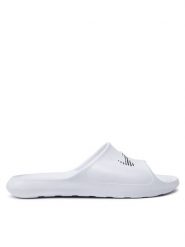 Nike Klapki Victori One Shwer Slide CZ7836 100 Biały. Białe obuwie sportowe damskie Nike, bez wzorów, z tworzywa sztucznego, bez zapięcia. Za 119.00 zł.